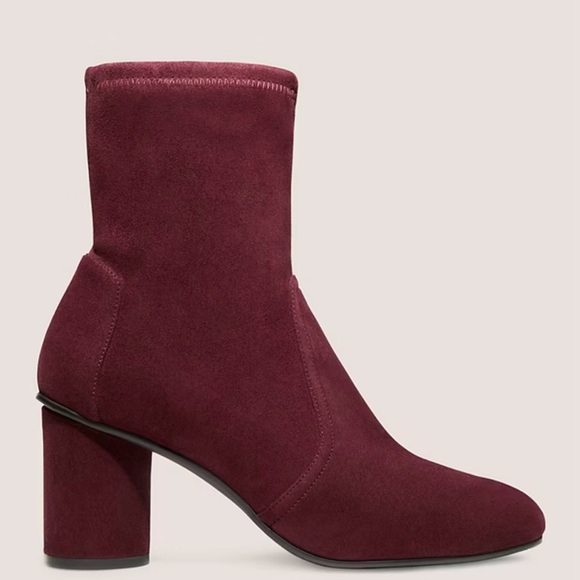 Stuart Weitzman Shoes - Stuart Weitzman Margot 75 - Burgundy Suede